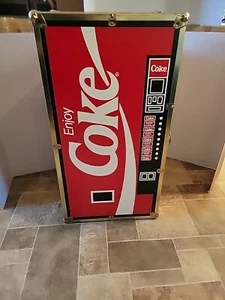 Coca-Cola Vending Machine Storage Trunk Coke Soda Pop Display Vintage 1990 - Picture 1 of 13