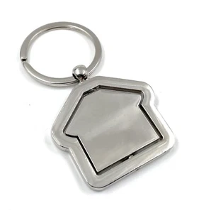 House Keychain Metal Lucky Charm Pendant Gift - Picture 1 of 5