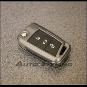 Key Cover For VW Volkswagen Golf MK7.5 2015 2016 2017 2018 Case Shell 40cg - Picture 1 of 7