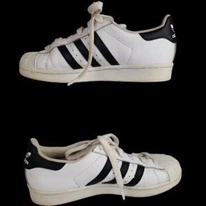 Adidas Superstar Sneaker Unisex Herren 5,5 Damen 6,5 schwarz weiß C77154 - Bild 1 von 5