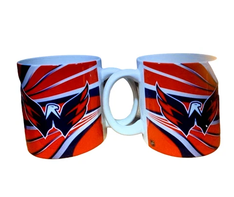 WASHINGTON CAPITALS COFFEE MUG CUP CERAMIC FULL WRAP DESIGN LOGO 11 oz  NHL NEW Cover