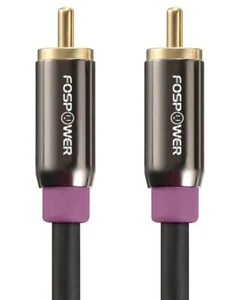 Subwoofer Cable (25 FT) RCA to RCA Audio Stereo Cable, Male to Male - Dual Sh... - Picture 1 of 5