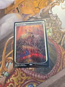 Path To Exile Full Art MTG Promo - quasi nuovo - - Foto 1 di 2