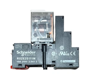 SCHNEIDER RXZE2S111M 10A 250V 2.5kV 3, RXM3AB1BD 24 VDC 10A 250V - Picture 1 of 3