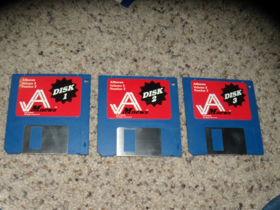 AMnews Commodore Amiga program on 3.5" disks - Image 1 of 1