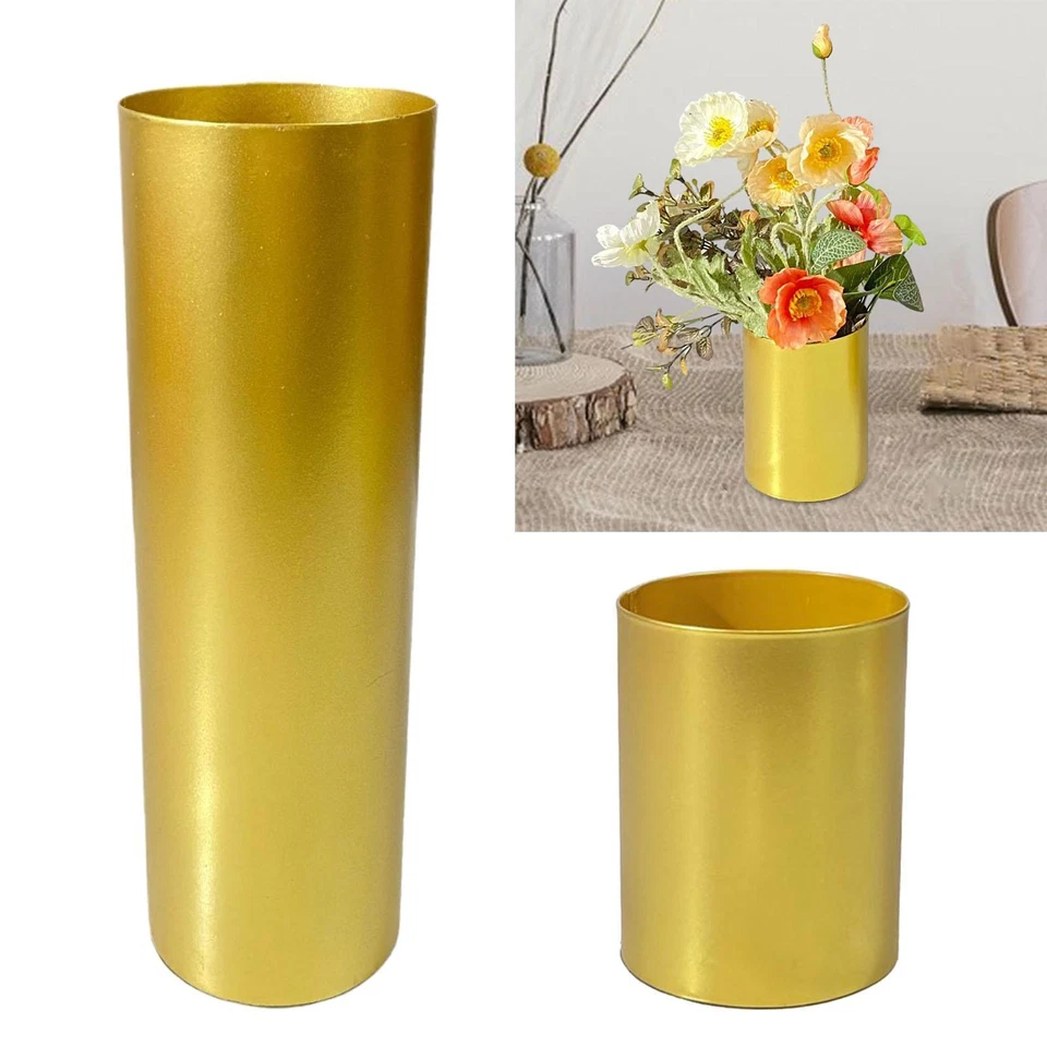 2024 New Year Decorations Metal Vases Flower Arrangement Bucket for Wedding - Image 1 of 1