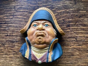 Vintage Bossons Chalkware Wall Hanger ‘Charles Dickens’ Head Fred Wright 1960s - Picture 1 of 7