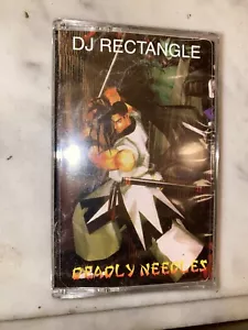 DJ RECTANGLE deadly needles cassette BRAND NEW SEALED HIP HOP MIX - Picture 1 of 4