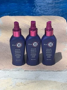 3X It's a 10 Miracle Leave in Product 4 oz repair shine NEW Missing Plastic Top - Picture 1 of 12