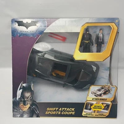 Mattel Batman El Caballero Oscuro Shift Attack Deportes Cupé Bruce Wayne Foto 1 de 4