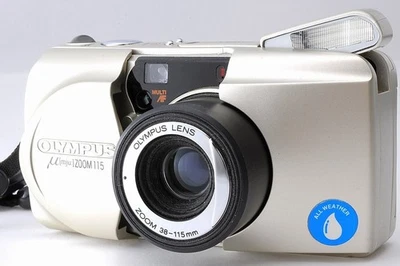 ALL WORKS! [MINT] Olympus Mju μ Zoom 115 Deluxe Point & Shoot Film Camera JAPAN - Image 1 of 4
