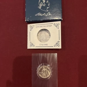 Uncirculated 1732-1982- George Washington Silver Commemorative Half Dollar Coin - Picture 1 of 6