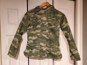 Old Navy Girls campuflage Camo Jacket Size XL 14/15 Preowned - Picture 1 of 3