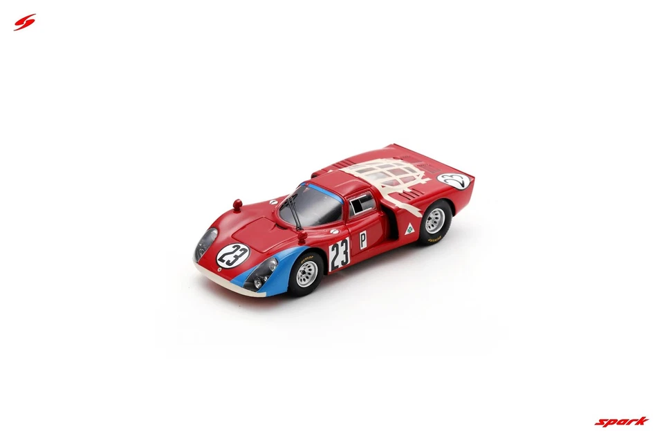 Spark US378 1/43 Alfa Romeo T33-2 No.23 6th 24H Daytona 1968 Model Car Limited