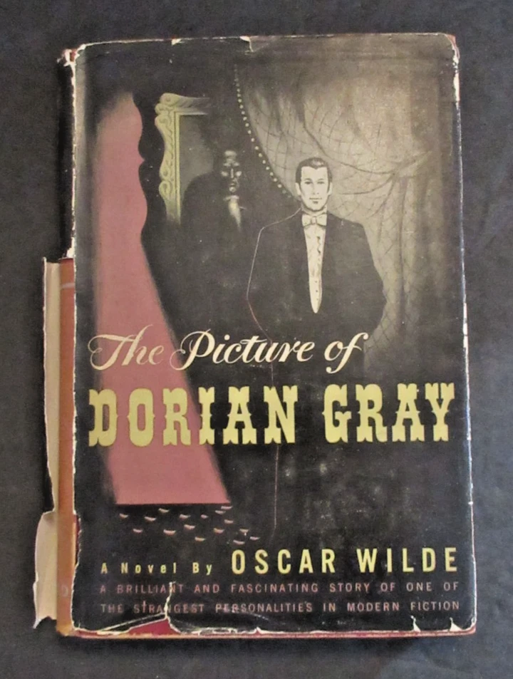 VINTAGE The Picture of Dorian Gray, Oscar Wild - Tower Books First Printing 1944 - Image 1 of 4