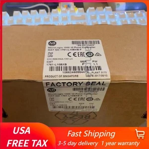 1761-L10BXB AB MicroLogix 24V DC Input 2 DC FET/2 Output New - Picture 1 of 4