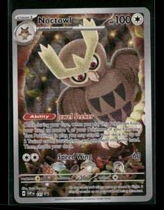 Noctowl 141 Pokemon SV: Tarjetas Promocionales Escarlata y Violeta Promo Casi Nuevas - Imagen 1 de 2