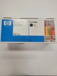HP C4149A Schwarz Toner Farbe LaserJet 8500 8550 Original Offener Karton - KOSTENLOSER VERSAND - Bild 1 von 1