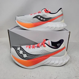 Men's Saucony Endorphin Pro 4 White Black Running Shoes / S20939-129 / Size 7.5 - Picture 1 of 7