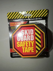 SKID GUARD Black Anti-Slip Tape 2 in.   W X 8 ft. L 1 pk - Picture 1 of 2