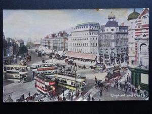 London Southwark THE ELEPHANT & CASTLE c1905 Postcard by S. Hildesheimer & Co. - Picture 1 of 4