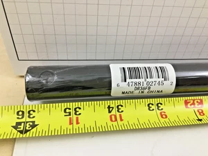 Varilla descendente hecha a mano 36", .83" OD, plana negra - DR36FB ¡NUEVA! - Imagen 1 de 3