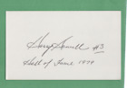 Harry Howell (1932-2019) New York Rangers / HHOF signed  index card