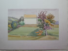 Painting To Watercolour Signed landscape Of Countryside Emiliana P28M