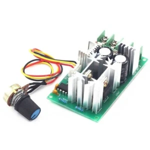 20A PWM DC Motordrehzahlregler 12-48V/W Potentiometer Regler Schalter Neu CA - Bild 1 von 8