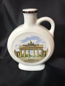 Vintage Reutter Porzellan Berlin Brandenburger Tor Gold Trim Flask/Jug - Picture 1 of 6