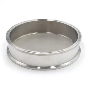 Piastra filtrante Tri-Clamp 8" con filtro 0,5 micron acciaio inox 304 - Foto 1 di 4