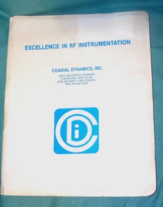 Binder / Catalog of Coaxial Dynamics Product Flyers Circa 8/22/1988 - Picture 1 of 10