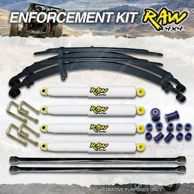 Raw 4x4 Nitro Shocks Torsion Bar Leaf 50mm Lift Kit for Ford Courier PC PD PE - image 1 of 2