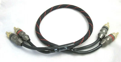 Dynavox Perfect Sound 0,5m RCA Cinchkabel Chinch Stecker 50cm Audio OFC