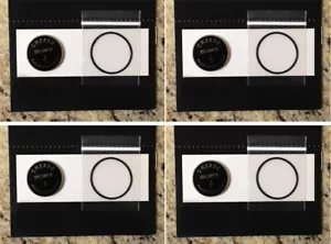 Lotto di 4 kit batteria per computer Suunto S-Lander X-Lander Mariner & Regatta - Foto 1 di 1