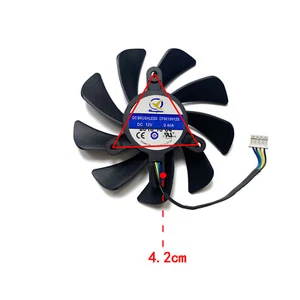 85MM Grafikkarte Lüfter für ASL GTX1660 1660ti 6GB ITX Grafikkarte Teil - Bild 1 von 14