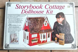 Greenleaf Storybook Cottage Dollhouse Kit #8021 All Wood 1:12 Scale 1985 NEW - Picture 1 of 10