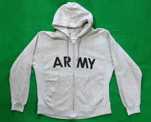 USA Military Vintage Hooded Sweatshirt 1990's Army Bootcamp  - Bild 1 von 5