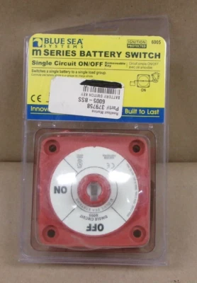 New Blue Sea M Series Battery Switch, Single Circuit, # 379758 - Image 1 of 3