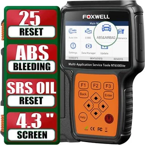 NT650 Elite OBD2 Scanner Car ABS SRS SAS EPB Oil DPF TPMS TPS Diagnostic Tool - Bild 1 von 17