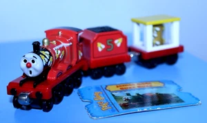 Thomas Friends Take N Play Along James Goes Buzz Buzz Train Tender Diecast -Card - Picture 1 of 6
