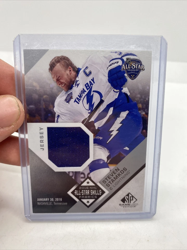 Upper Deck Steven Stamkos 2016 All Star Skills Fabrics AS-SS - Image 1 of 3