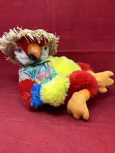SINGING PLUSH Parrot LAID BACK LOUIE Don't Worry Be Happy CUDDLE BARN Bar Decor - Picture 1 of 10