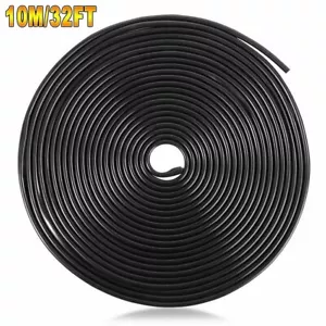 32ft Car Door Edge Guard Moulding Trim Rubber Edge Strip Seal Protector Black - Picture 1 of 12
