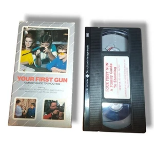 Your First Gun Family Guide Shooting VHS Video Tape Used Crosman Air Guns RARE - Bild 1 von 8