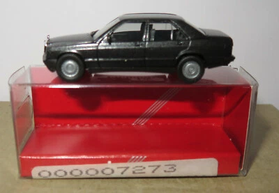 Micro Herpa Ho 1/87 Mercedes Benz 190 E Grigio Scuro IN Metallo #3040 IN Box - Immagine 1 di 4