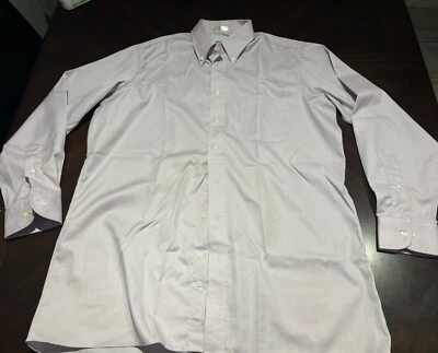 👔  Maus & Hoffman Purple Long Sleeve Cotton Shirt Size Large Fast Shipping - Image 1 of 4