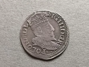 Poland, 3 Groschen Sigismund III 1598 - Picture 1 of 3