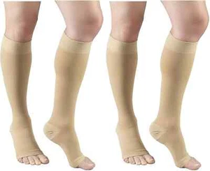 TruForm 0845 UNISEX OT Below Knee Stockings Compression 30-40 Size & Color - Picture 1 of 5