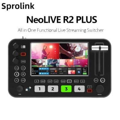 SPROLINK NEOLIVE R2 PLUS 5.5" USB3.0 Video Switcher Panel 4XHDMI Live Streaming - Image 1 of 4